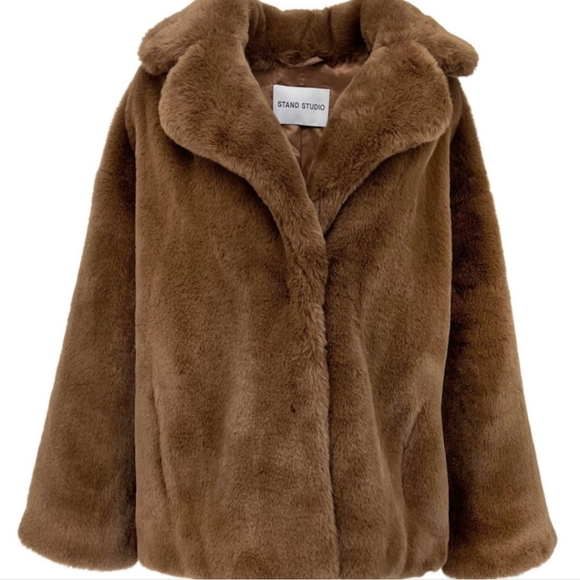 NWT Stand Studios faux fur jacket - Picture 6 of 9